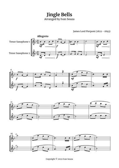 Jingle Bells (arr. Ivan Souza)