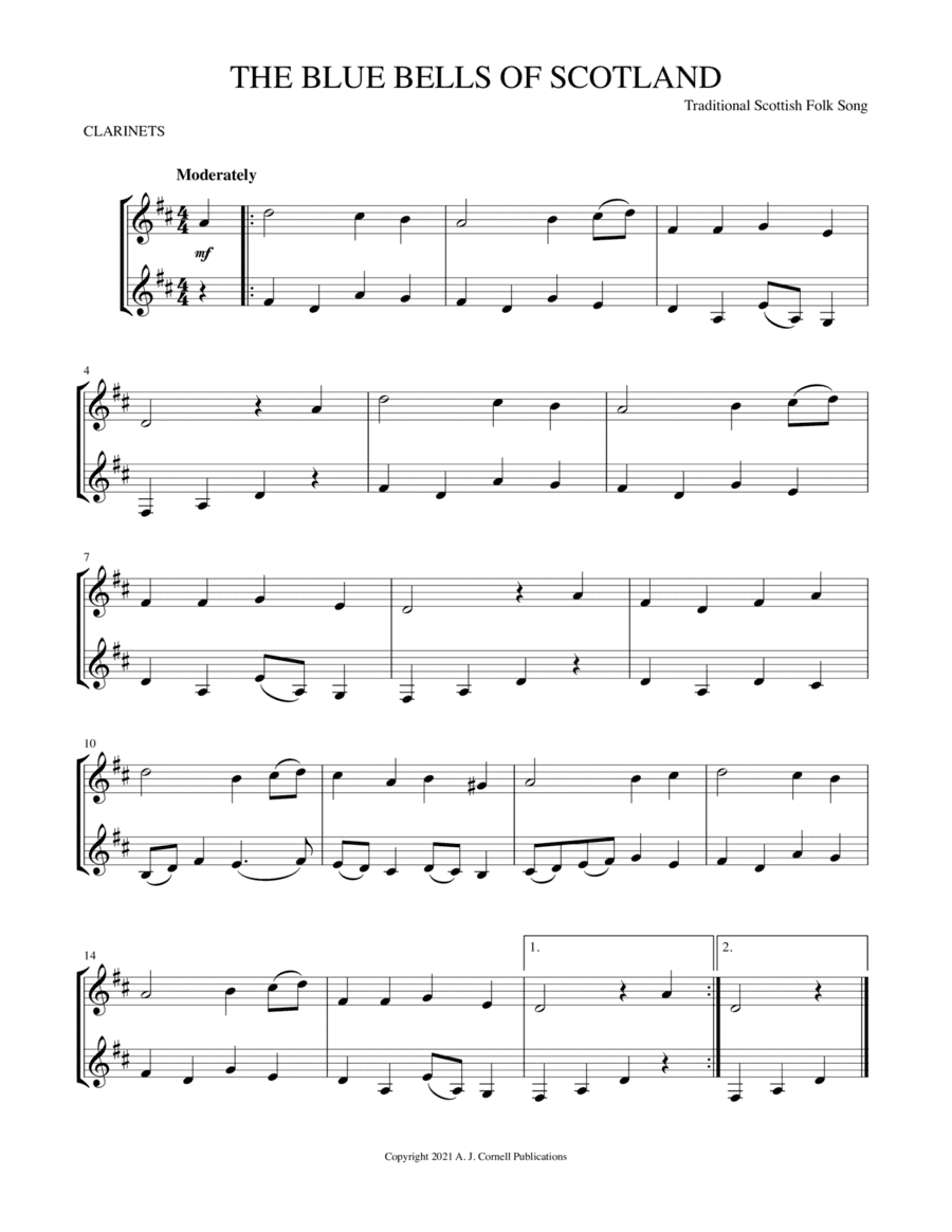 The Blue Bells of Scotland (arr. Mark Phillips)