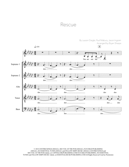 Rescue (arr. Bryan Sharpe)