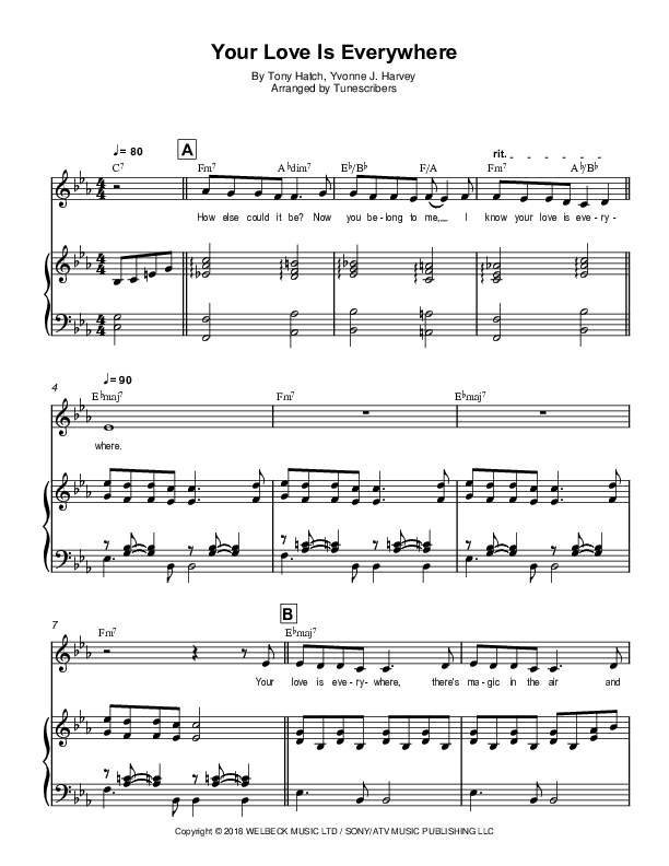 Your Love Is Everywhere (arr. Tunescribers)