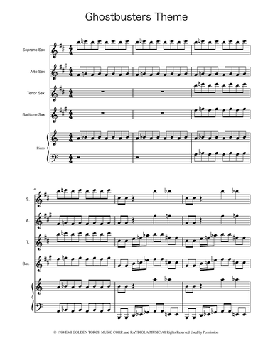 Ghostbusters (arr. Ygor Nunes)