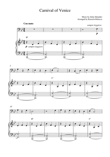 Carnival of Venice (arr. Kaiserin Rebecca)
