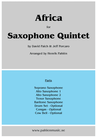 Africa (arr. Henrik Pahlen)
