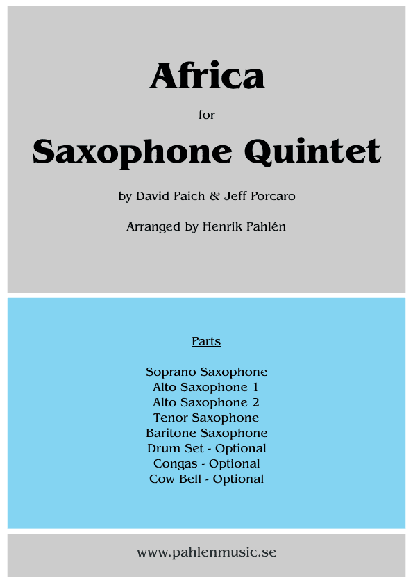 Africa (arr. Henrik Pahlen)