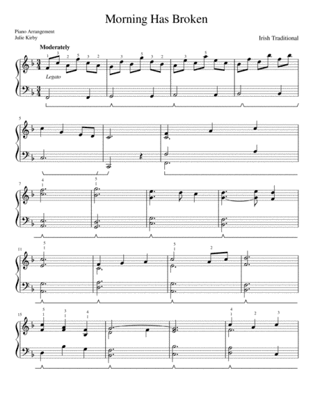 Morning Has Broken (arr. Julie Kirby)