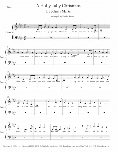 A Holly Jolly Christmas (arr. Kevin Busse)
