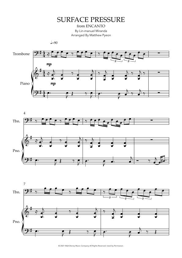 Surface Pressure (arr. Matthew pyeon)