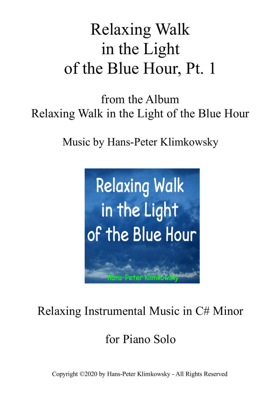 Relaxing Walk in the Light of the Blue Hour, Pt. 1
