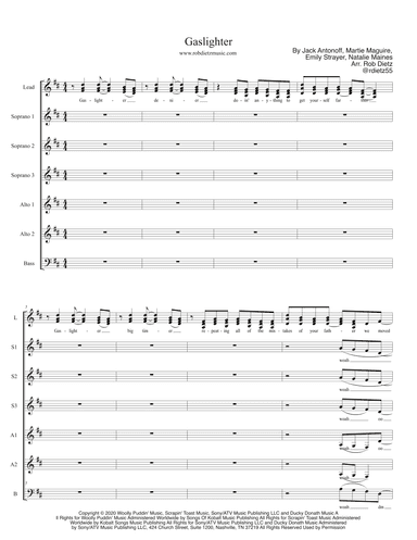 Gaslighter (arr. Rob Dietz)