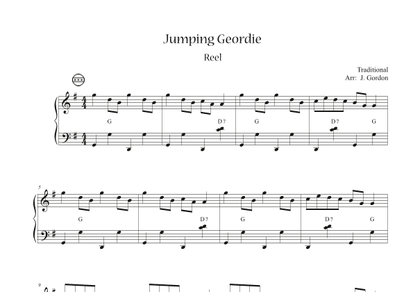 Jumping Geordie (arr. Julia Gordon)