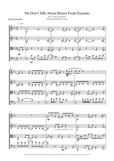 We Don't Talk About Bruno (arr. Matthew pyeon)