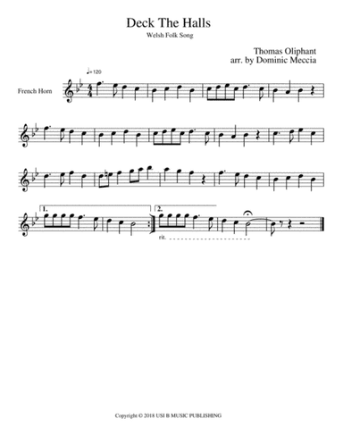 Deck The Halls (arr. Dominic Meccia)
