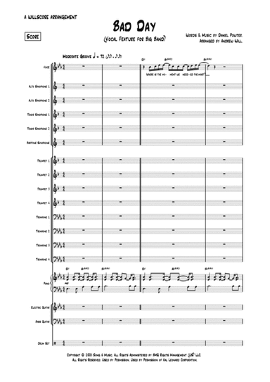 Bad Day (arr. Andrew Will)