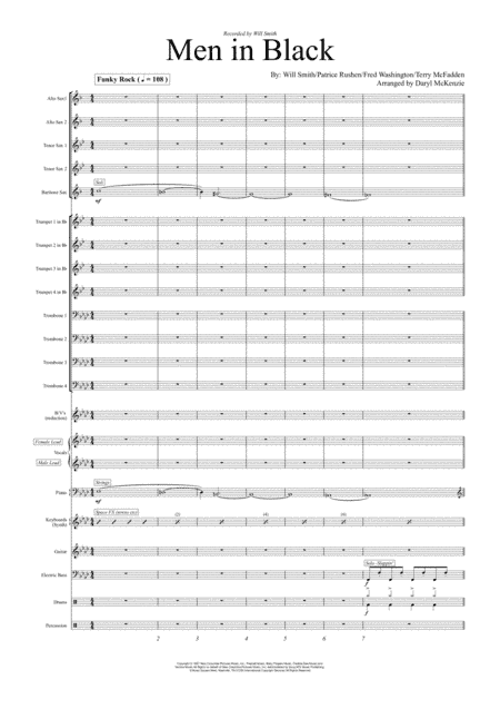Men In Black (arr. Daryl McKenzie)