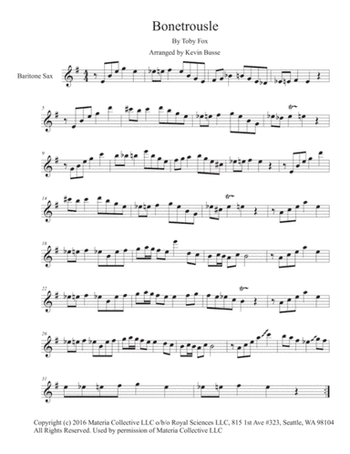Bonetrousle (from Undertale) (arr. Kevin Busse)