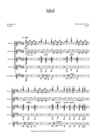 Idol (arr. Guinitar)