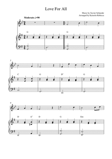 Love For All (arr. Kaiserin Rebecca)