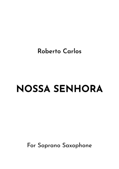 Nossa Senhora (arr. Jireh J.)