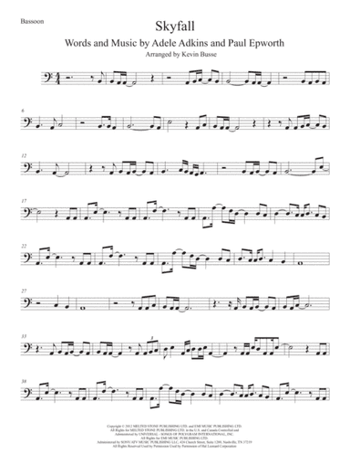 Skyfall (arr. Kevin Busse)