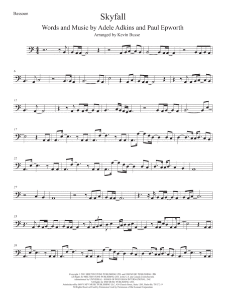 Skyfall (arr. Kevin Busse)