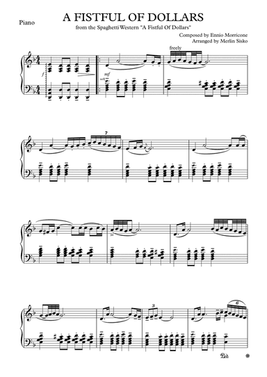 A Fistful Of Dollars (arr. Merlin Sisko)