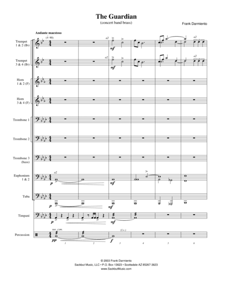 The Guardian (concert band brass version)