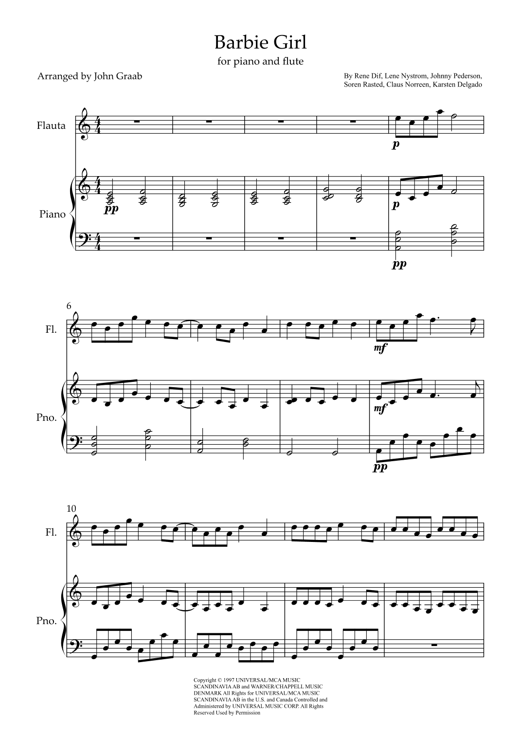 Barbie Girl (arr. John Graab)