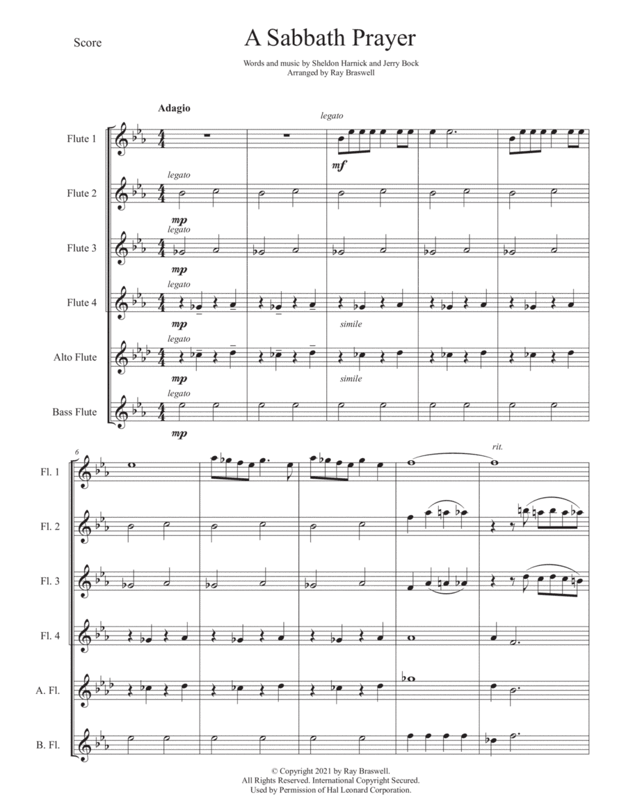 Fiddler On The Roof (show) (arr. Ray Braswell)