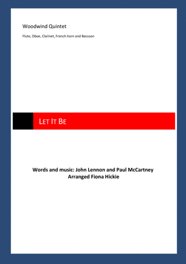 Let It Be (arr. Fiona Hickie)