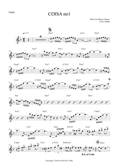 Coisa No. 1 (arr. The Sheet Music Library)