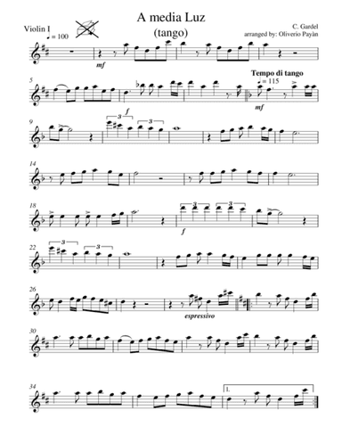 A media Luz (arr. Oliver Payan)