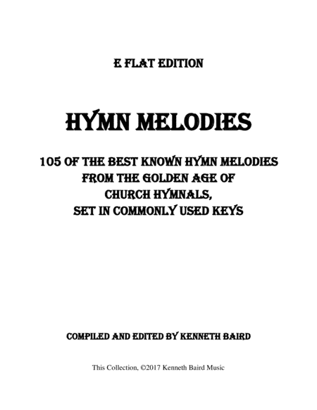 Hymn Melodies (arr. Compiled and Arranged by Kenneth Baird)