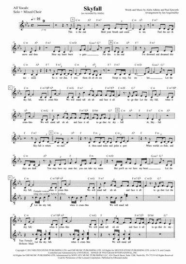 Skyfall (arr. Jan Angermüller)