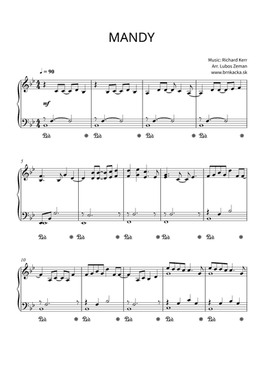 Mandy (arr. Lubos Zeman)
