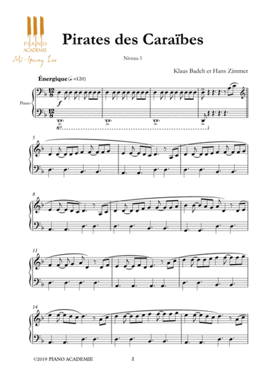 Pirates Of The Caribbean (arr. Henrique Cantalogo, Mi-Young LEE)