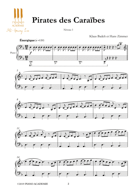 Pirates Of The Caribbean (arr. Henrique Cantalogo, Mi-Young LEE)