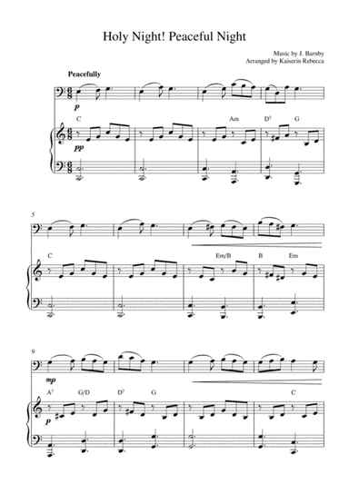 Holy Night! Peaceful night (arr. Kaiserin Rebecca)