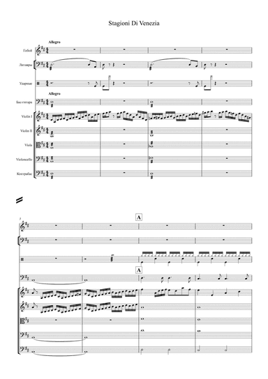 Stagioni Di Venezia (arr. sashatrumpeter)
