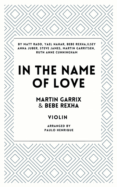 In The Name Of Love (arr. Paulo Henrique)