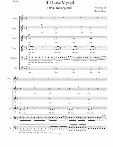 If I Lose Myself (arr. Shawn Salley)