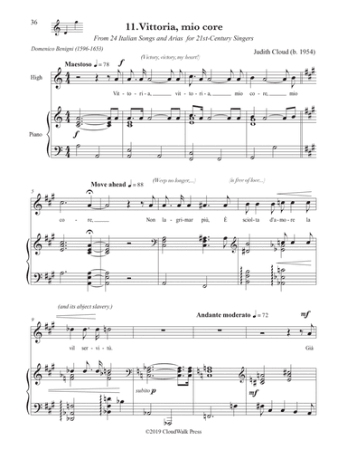 11. Vittoria, mio core (From 24 Italian Songs & Arias for 21st-Century Singers