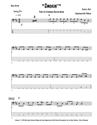 Smokin' (arr. Accubass)