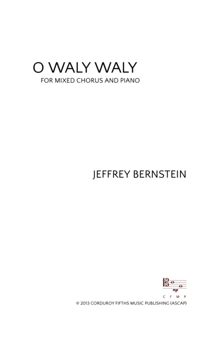 O Waly Waly (arr. Corduroy Fifths Music Publishing)