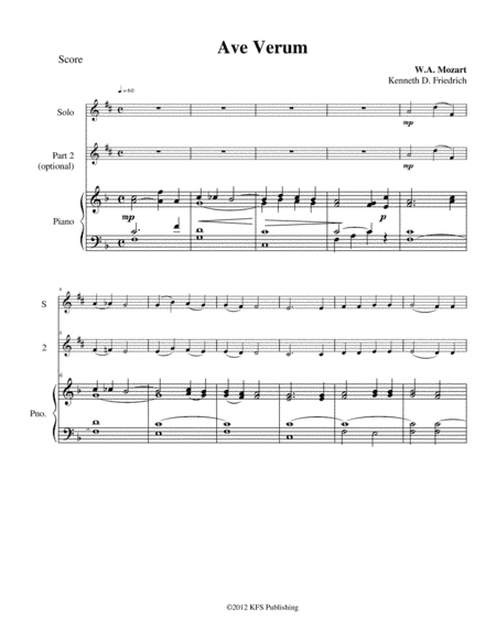 Ave Verum (arr. Kenneth D. Friedrich)