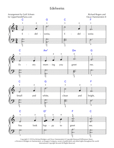 Edelweiss (arr. Gaili Schoen)