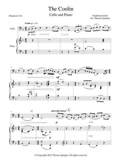 The Coolin (arr. Thomas Quigley)