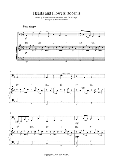 Hearts And Flowers (tobani) (arr. Kaiserin Rebecca)