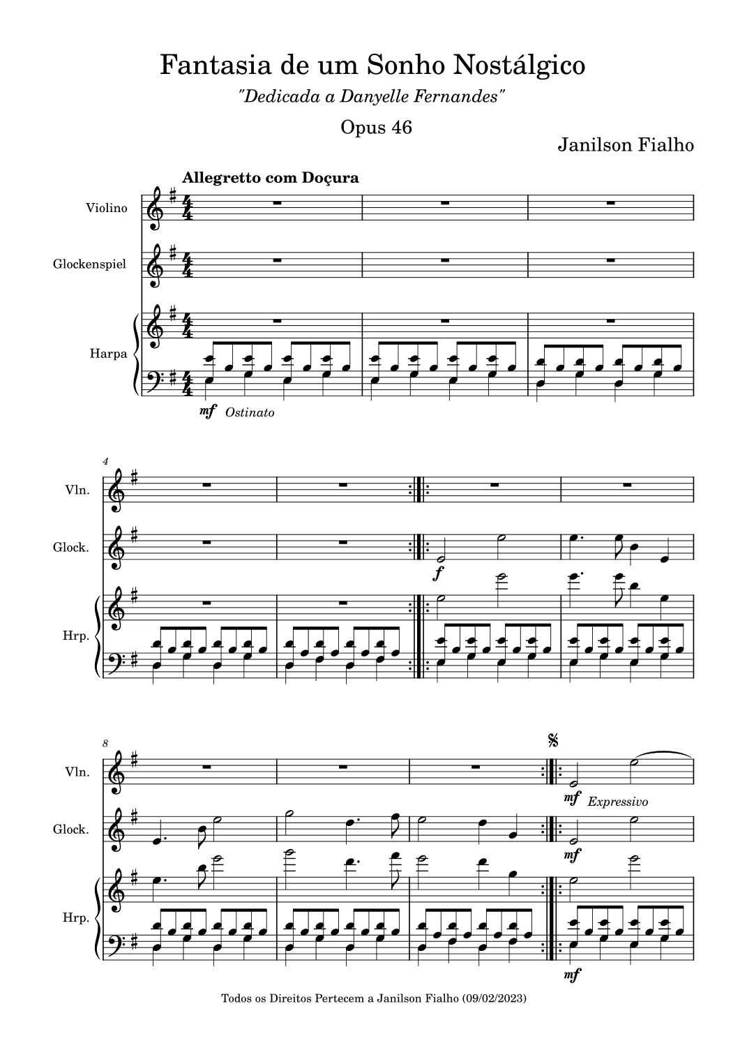 Fantasia de um Sonho Nostálgico, Opus 46