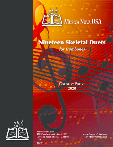 Nineteen Skeletal Duets for Trombones