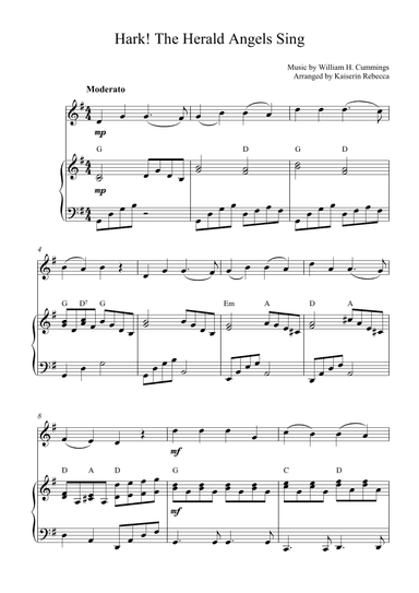 Hark! The Herald Angels Sing (arr. Kaiserin Rebecca)